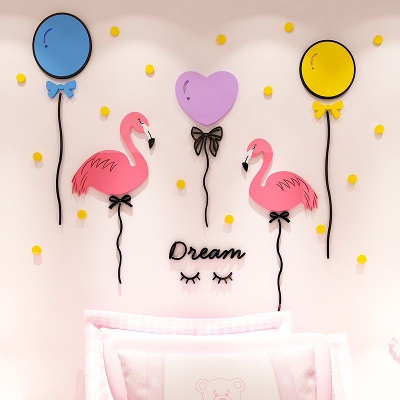 Tranh mica EPeBen dán tường nổi 3d hình Nice Dream decor trang trí Phòng Cho Bé, Phòng Công Chúa