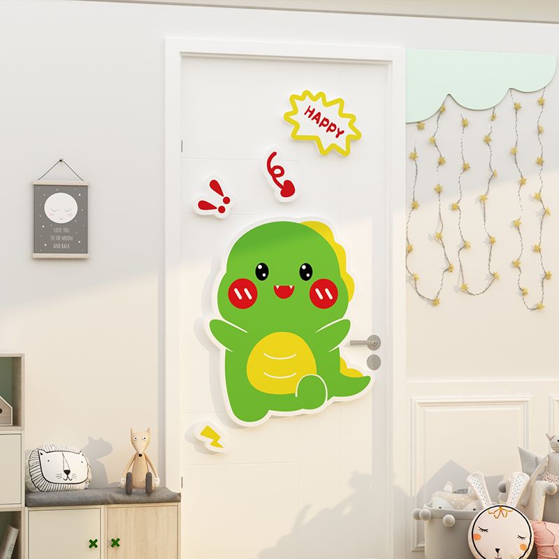 Tranh Fomex EPeBen dán tường nổi 3d Hình Chú Dino Ngọt Ngào decor trang trí Phòng cho bé, Phòng khách, Mẫu giáo