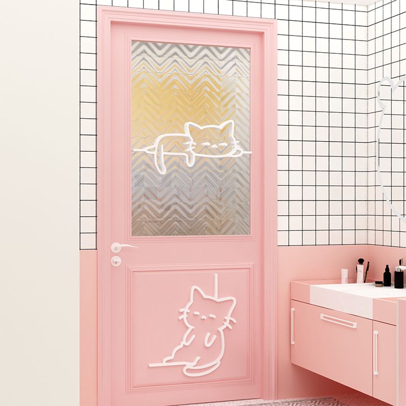 Tranh mica EPeBen dán tường nổi 3d Chú mèo lười trang trí Phòng cho bé, Phòng khách