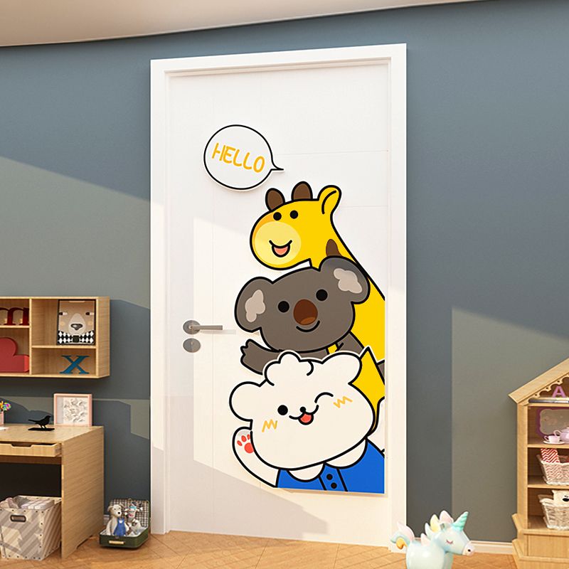 Tranh Fomex EPeBen dán tường nổi 3d Hình Căn phòng vui nhộn decor trang trí Phòng cho bé, Phòng ngủ, Dán Cửa, Mẫu giáo