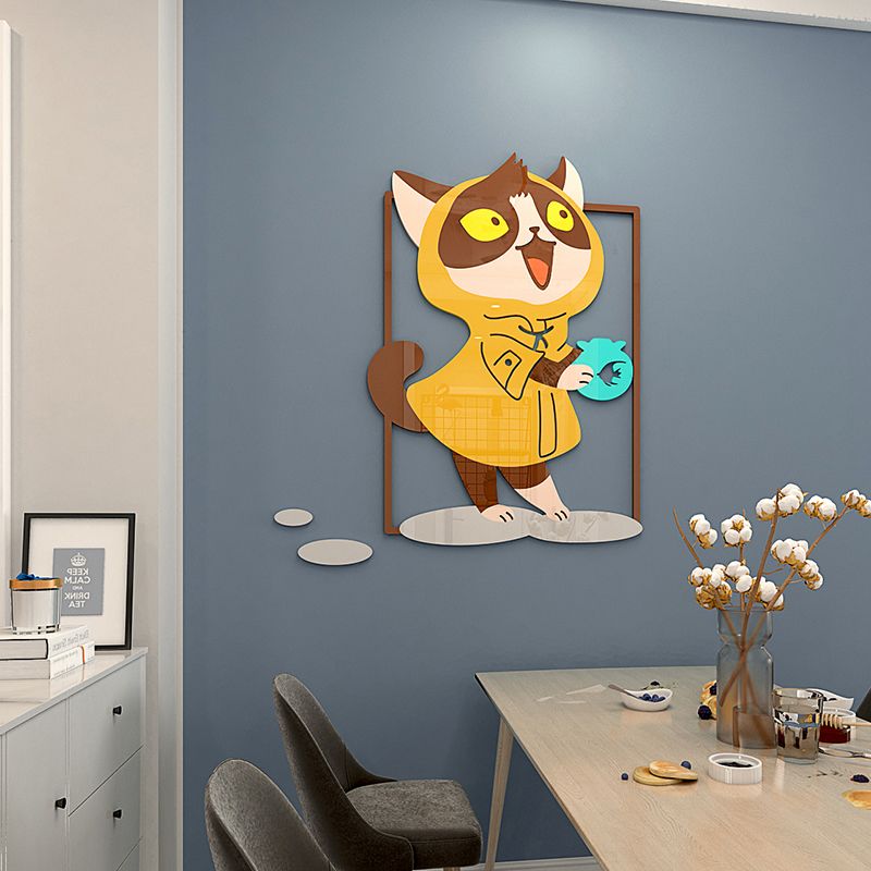 Tranh mica EPeBen dán tường nổi 3d hình nhân vật hoạt hình Zootopia decor trang trí Phòng ngủ có bé, Phòng học Mẫu giáo