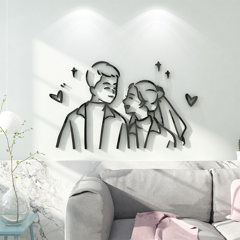 Tranh mica EPeBen dán tường nổi 3d Chân Dung trang trí Phòng ngủ, Phòng khách