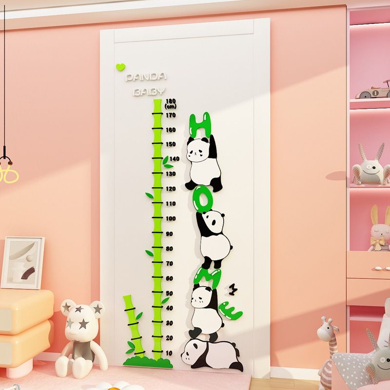 Tranh mica EPeBen dán tường nổi 3d hình Cao lớn cũng gấu trúc decor trang trí Phòng cho bé, Phòng ngủ, Mẫu giáo