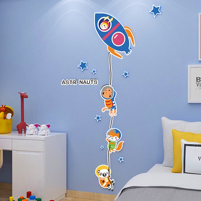 Tranh Fomex EPeBen dán tường nổi 3d Hình Khám Phá Vũ Trụ decor trang trí Phòng ngủ, phòng giải trí, Phòng học, Mầm non