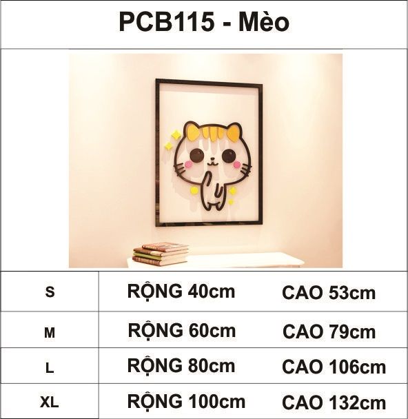 Tranh mica EPeBen dán tường nổi 3d hình gấu trúc, chim, hổ decor trang trí phòng cho bé, mầm non, mẫu giáo, lớp học