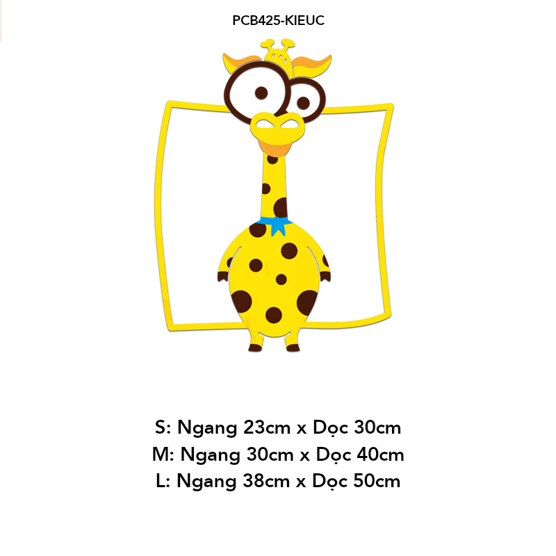 Tranh mica EPeBen dán tường nổi 3d hình Vườn thú ngổ ngáo decor trang trí Phòng ngủ cho bé, Lớp Học Mẫu giáo, mầm non
