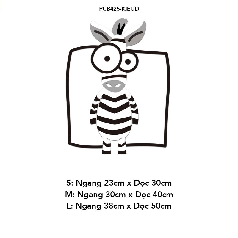 Tranh mica EPeBen dán tường nổi 3d hình Vườn thú ngổ ngáo decor trang trí Phòng ngủ cho bé, Lớp Học Mẫu giáo, mầm non