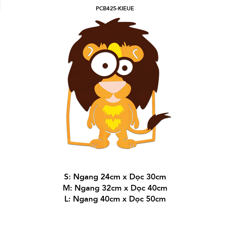 Tranh mica EPeBen dán tường nổi 3d hình Vườn thú ngổ ngáo decor trang trí Phòng ngủ cho bé, Lớp Học Mẫu giáo, mầm non