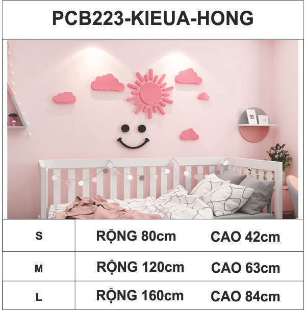 Tranh mica EPeBen dán tường nổi 3d hình dán tường đám mây dễ thương decor trang trí lớp học, mầm non, mẫu giáo