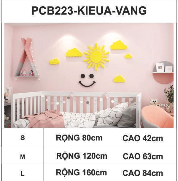 Tranh mica EPeBen dán tường nổi 3d hình dán tường đám mây dễ thương decor trang trí lớp học, mầm non, mẫu giáo