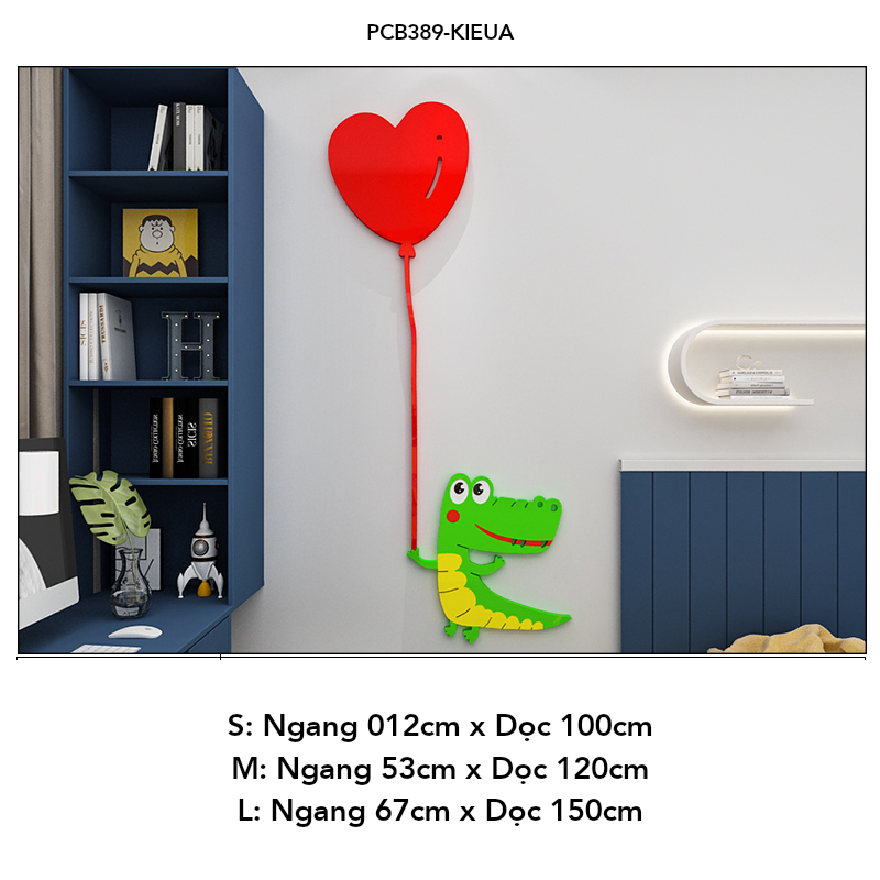Tranh mica EPeBen dán tường nổi 3d hình Trang trí hình bóng bay decor trang trí Phòng ngủ cho bé, Lớp Học Mẫu Giáo