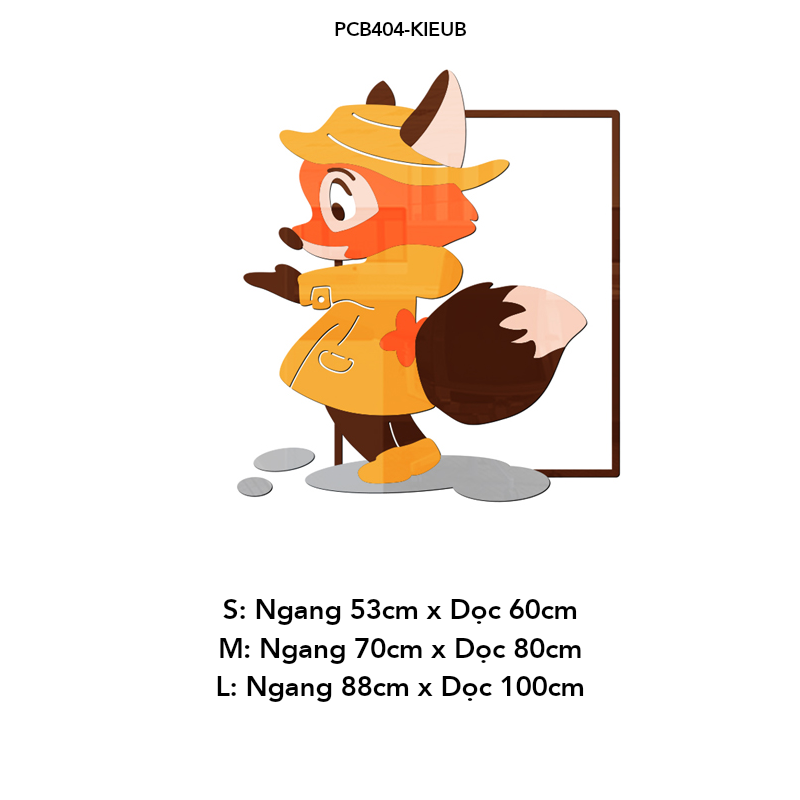 Tranh mica EPeBen dán tường nổi 3d hình nhân vật hoạt hình Zootopia decor trang trí Phòng ngủ có bé, Phòng học Mẫu giáo