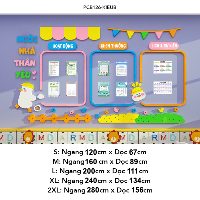 Tranh mica EPeBen dán tường nổi 3d hình Khung trưng bày ảnh trang trí Phòng cho bé, Phòng khách,Phòng Học