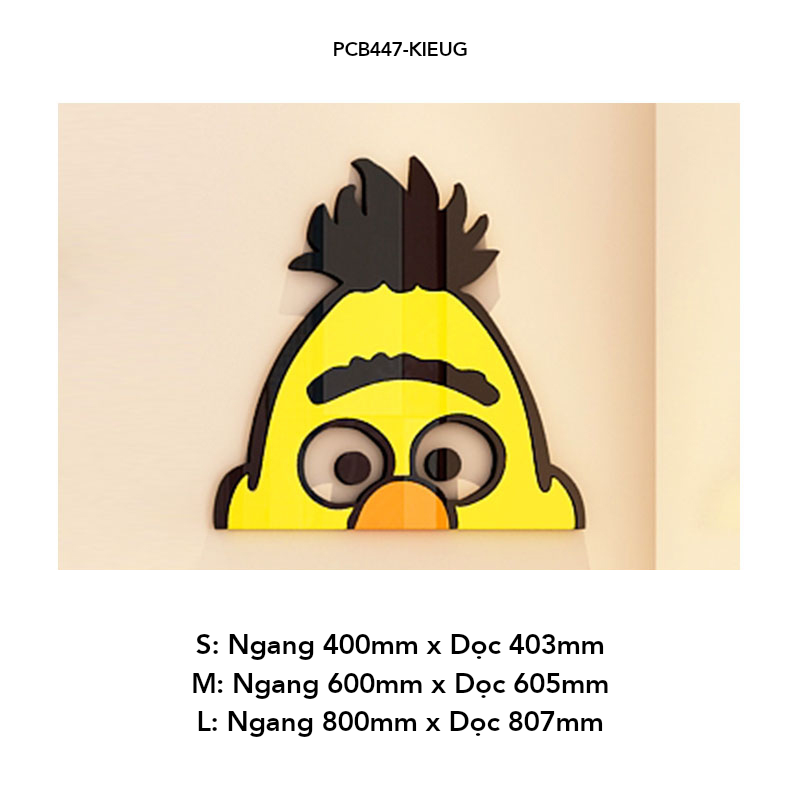 Tranh mica EPeBen dán tường nổi 3d hình Sesame Street decor trang trí Phòng ngủ cho bé, Lớp Học Mẫu giáo, Khu Vui Chơi