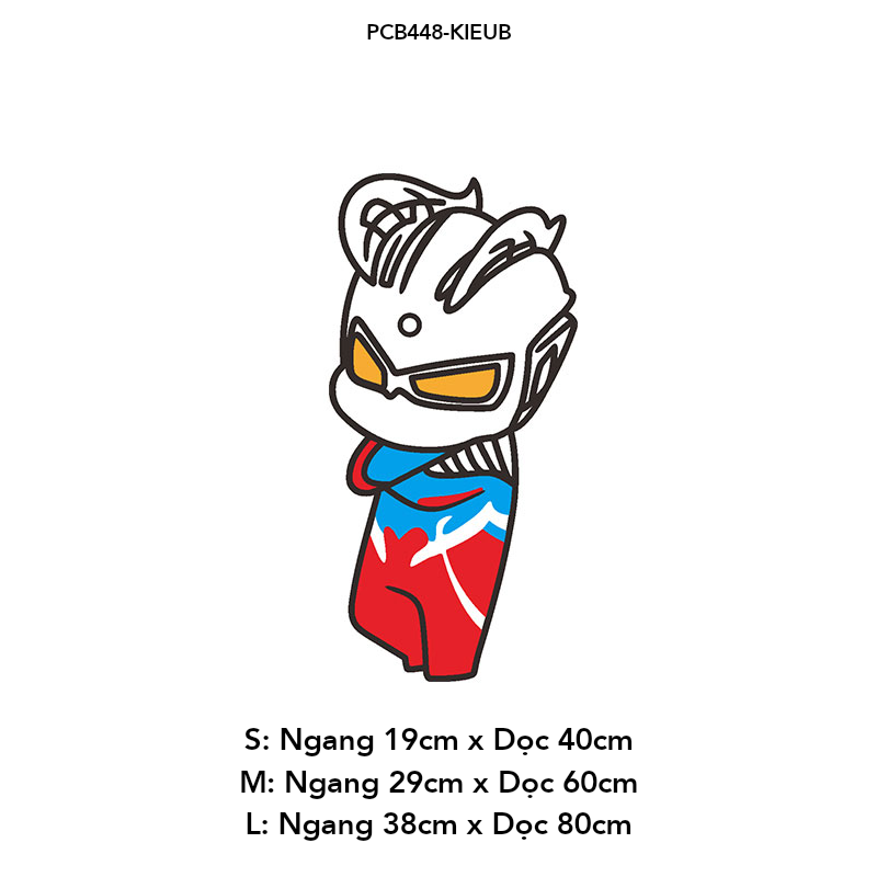 Tranh mica EPeBen dán tường nổi 3d hình Ultra man chibi decor trang trí Phòng cho bé, Phòng ngủ, Phòng khách, Mẫu giáo