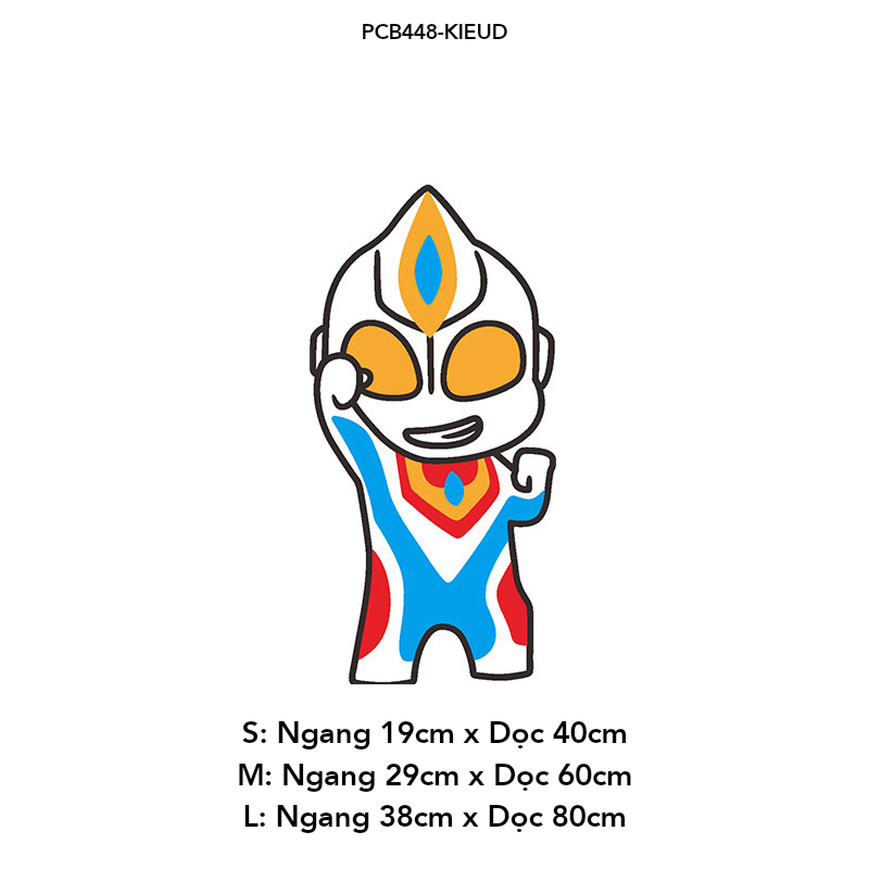 Tranh mica EPeBen dán tường nổi 3d hình Ultra man chibi decor trang trí Phòng cho bé, Phòng ngủ, Phòng khách, Mẫu giáo