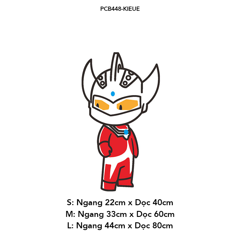 Tranh mica EPeBen dán tường nổi 3d hình Ultra man chibi decor trang trí Phòng cho bé, Phòng ngủ, Phòng khách, Mẫu giáo
