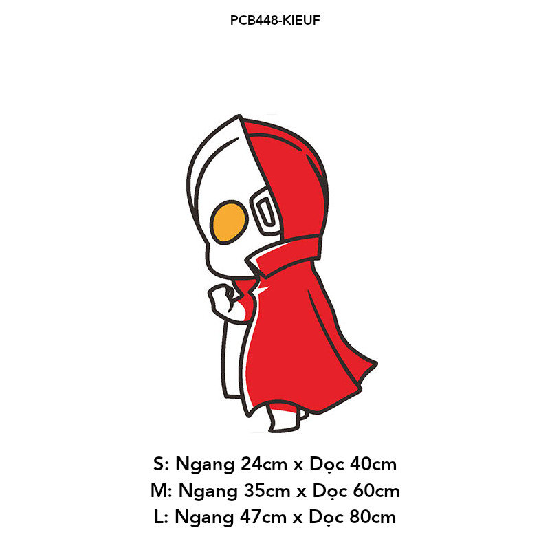 Tranh mica EPeBen dán tường nổi 3d hình Ultra man chibi decor trang trí Phòng cho bé, Phòng ngủ, Phòng khách, Mẫu giáo