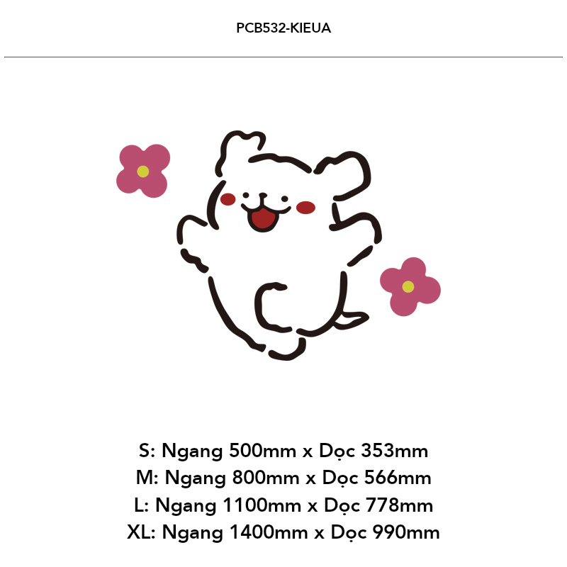 Tranh mica EPeBen dán tường nổi 3d hình Chú chó yêu đời decor trang trí Phòng cho bé, Phòng khách, Phòng ngủ, Mẫu giáo