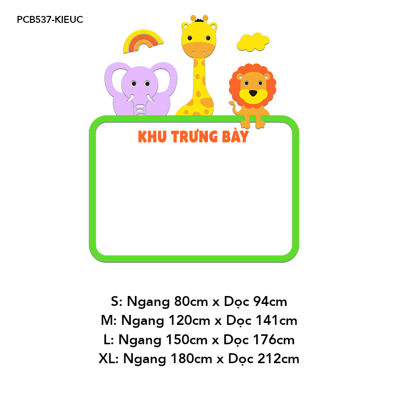 Tranh mica EPeBen dán tường nổi 3d Khung Trưng Bài Tác Phẩm Của Bé Decor Trang Trí Mầm Non, Lớp Mẫu Giáo Cho Bé