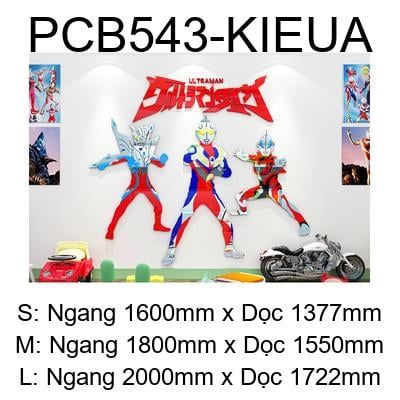 Tranh mica EPeBen dán tường nổi 3d hình 3 anh em sieu nhân Trang Trí Phòng Trẻ Em,Mẫu Giáo, Lớp Học