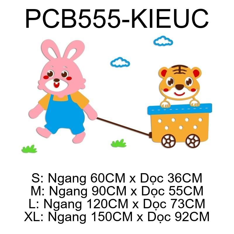 Tranh mica EPeBen dán tường nổi 3d hình Động vật vui nhộn Trang Trí Phòng Cho Bé,Mẫu Giáo, Lớp Học