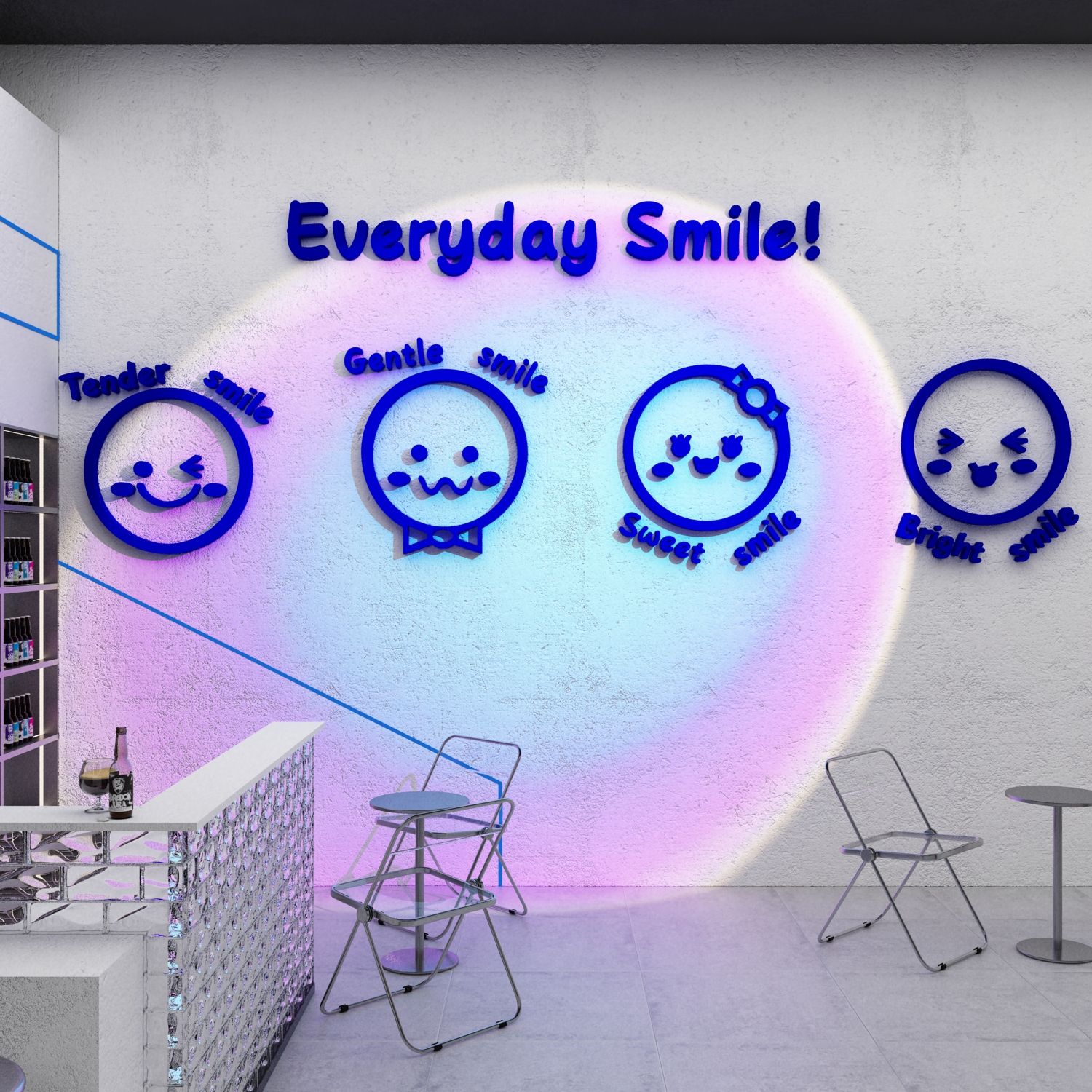 Tranh Mica EPeBen dán tường nổi 3d Everyday Smile trang trí Phòng cho bé, Phòng ngủ, Mẫu giáo