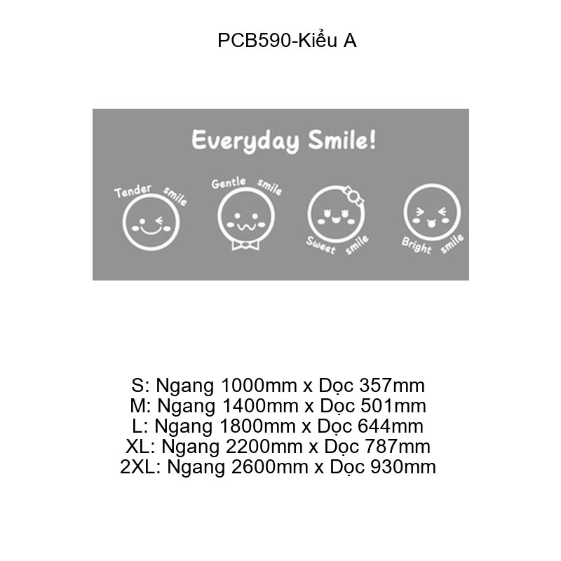 Tranh Mica EPeBen dán tường nổi 3d Everyday Smile trang trí Phòng cho bé, Phòng ngủ, Mẫu giáo
