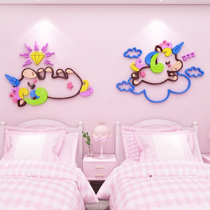 Tranh Mica EPeBen dán tường nổi 3d Kỳ Lần trang trí Phòng cho bé, Phòng ngủ, Mẫu giáo