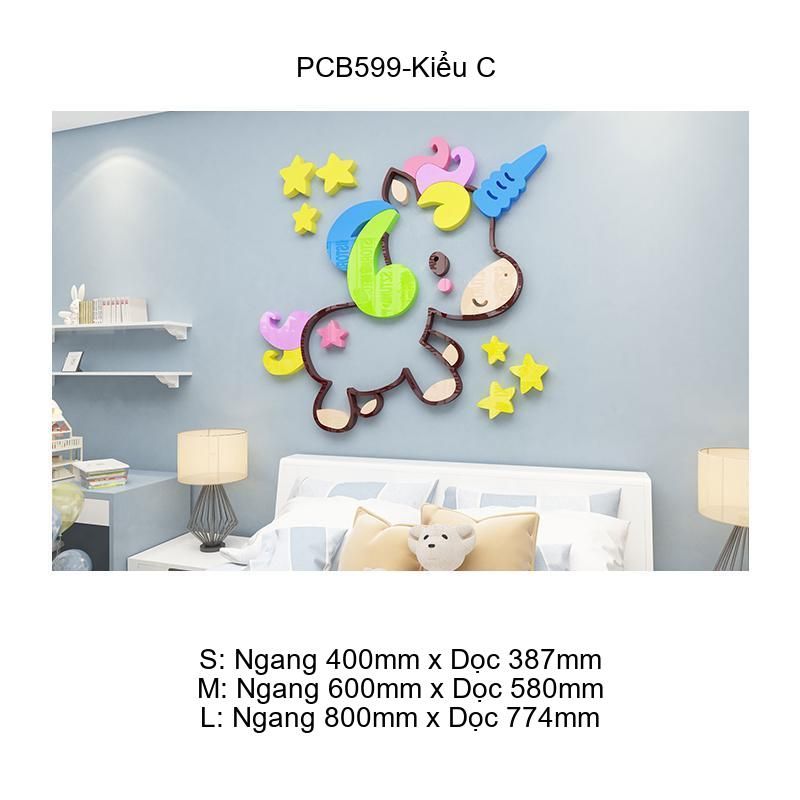Tranh Mica EPeBen dán tường nổi 3d Kỳ Lần trang trí Phòng cho bé, Phòng ngủ, Mẫu giáo