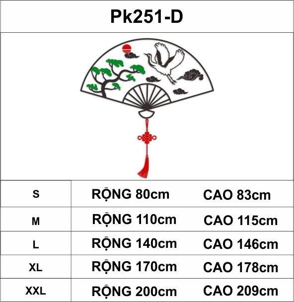 Tranh mica EPeBen dán tường nổi 3d hình Quạt Cây Tùng Cúc Trúc Đào decor trang trí Phòng ngủ, Phòng khách, Nhà cửa
