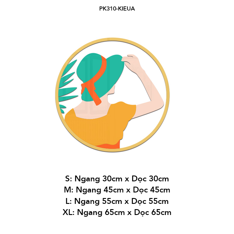 Tranh mica EPeBen dán tường nổi 3d Hình cô gái sành điệu decor trang trí Phòng ngủ, Shop Thời Trang, Quán Trà Sữa