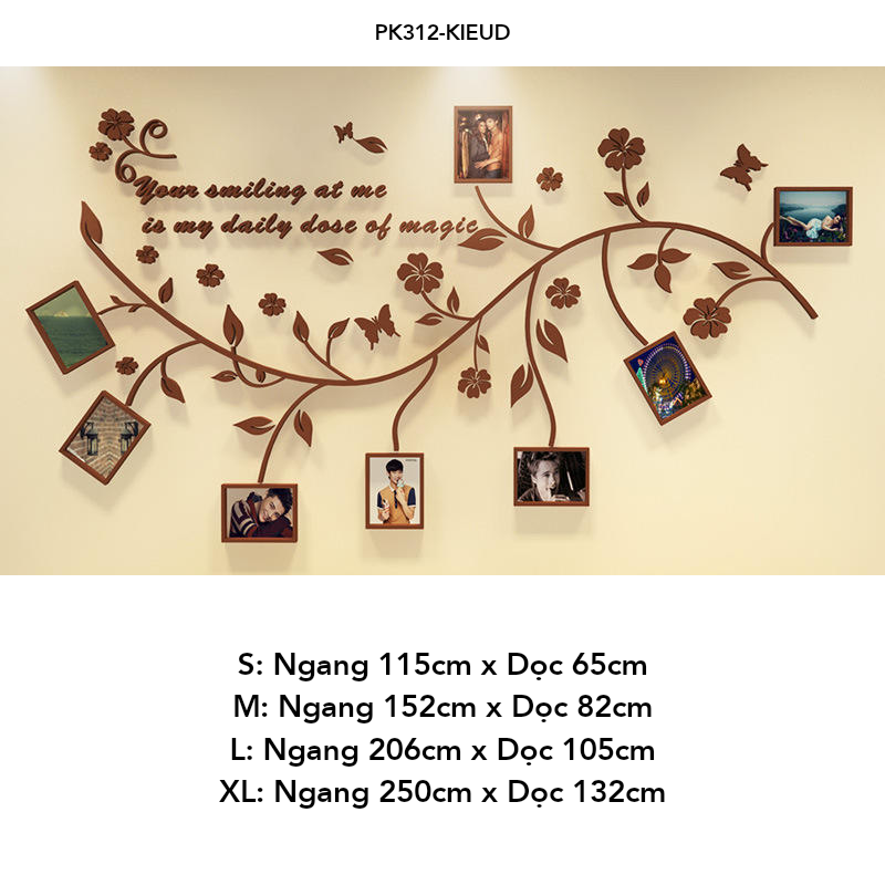Tranh mica EPeBen dán tường nổi 3d hình khu vực treo ảnh tạo điểm nhấn cho phòng decor trang trí Phòng khách, phòng ngủ