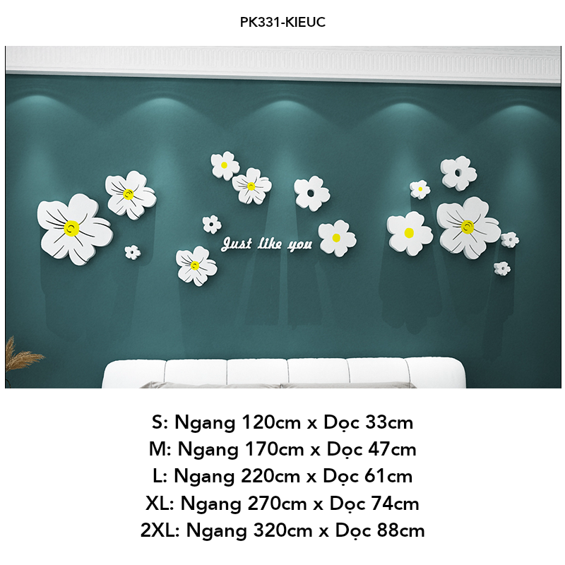 Tranh mica EPeBen dán tường nổi 3d hình Mùa Hoa Mai Tình Yêu decor trang trí Phòng khách, Phòng ngủ, Cửa hàng