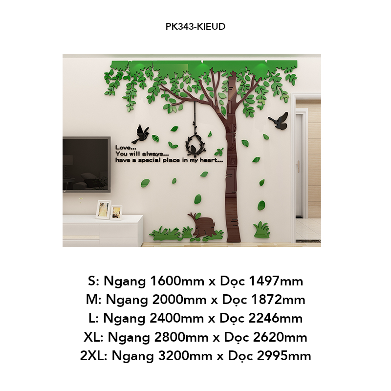 Tranh mica EPeBen dán tường nổi 3d hình Góc bình yên decor trang trí Phòng khách, Phòng ngủ, Cửa hàng, Quanh Tivi
