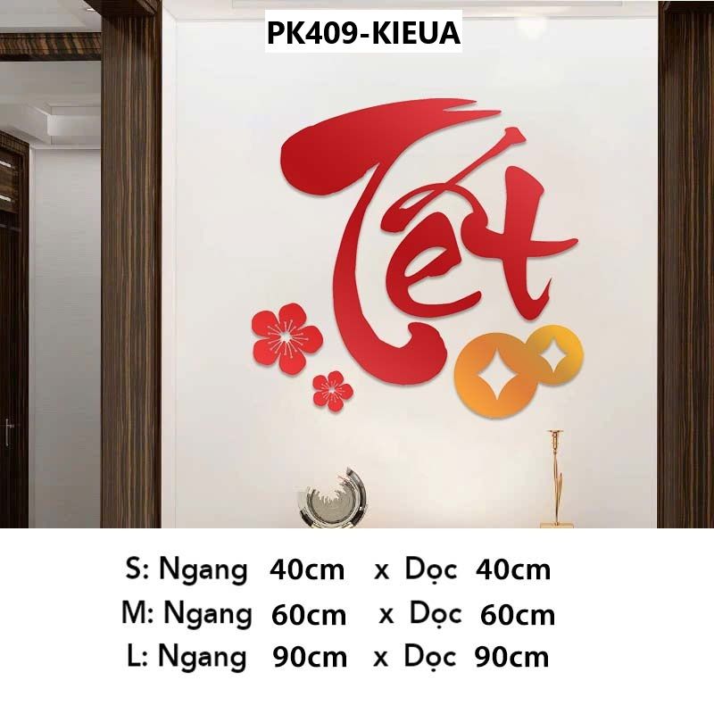 Tranh mica EPeBen dán tường nổi 3d hình TẾT decor Trang Trí Tết 2025