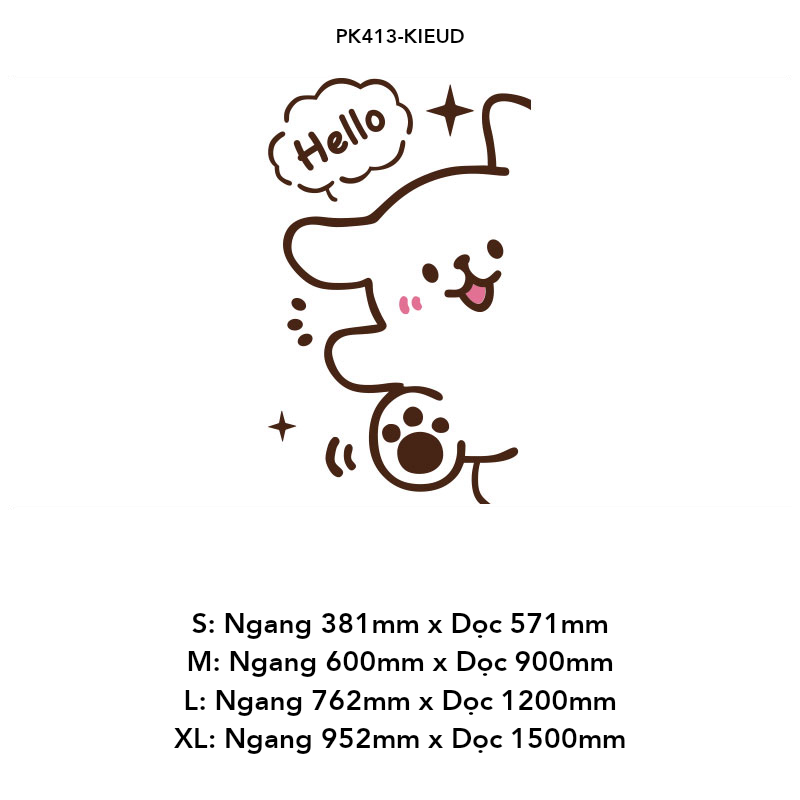 Tranh mica EPeBen dán tường nổi 3d hình Say Hello Trang Trí Phòng Trẻ Em,Mẫu Giáo, Lớp Học