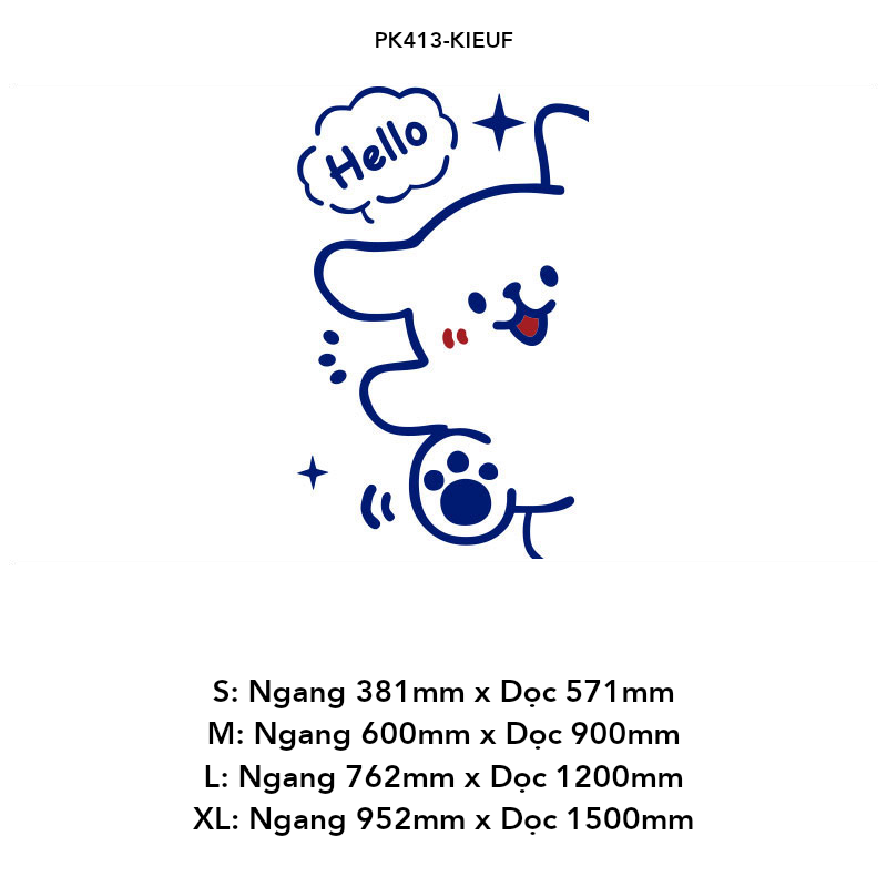Tranh mica EPeBen dán tường nổi 3d hình Say Hello Trang Trí Phòng Trẻ Em,Mẫu Giáo, Lớp Học