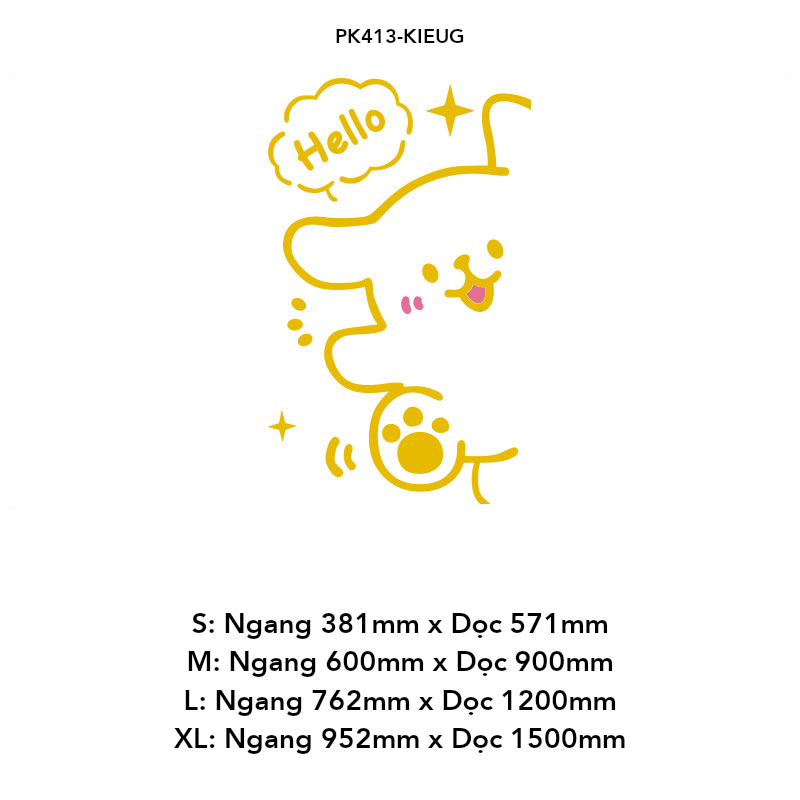 Tranh mica EPeBen dán tường nổi 3d hình Say Hello Trang Trí Phòng Trẻ Em,Mẫu Giáo, Lớp Học