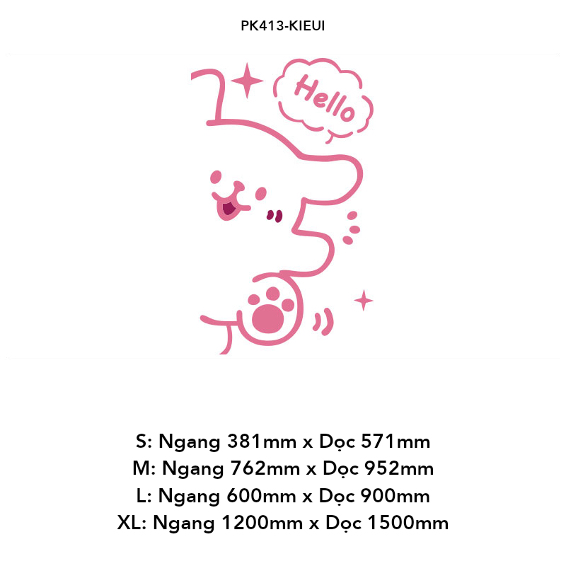 Tranh mica EPeBen dán tường nổi 3d hình Say Hello Trang Trí Phòng Trẻ Em,Mẫu Giáo, Lớp Học