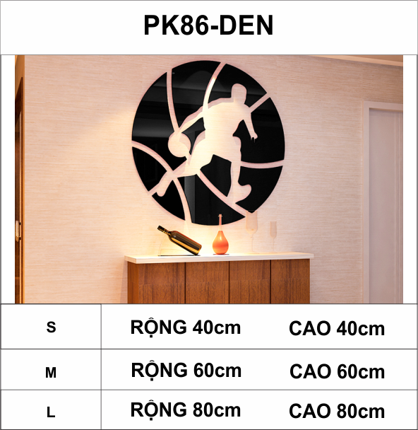 Tranh mica EPeBen dán tường nổi 3d hình cầu thủ bóng rổ decor trang trí phòng tập, sân bóng rổ, câu lạc bộ