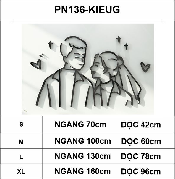 Tranh mica EPeBen dán tường nổi 3d Chân Dung trang trí Phòng ngủ, Phòng khách