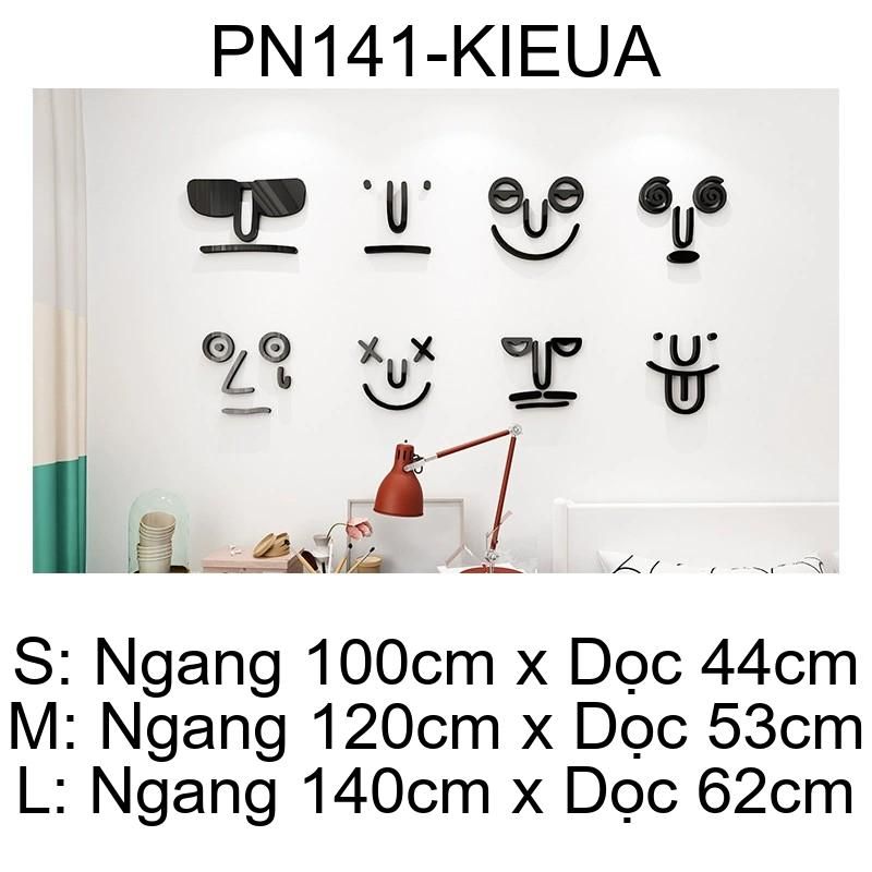 Tranh mica EPeBen dán tường nổi 3d hình Biểu tượng cảm xúc Trang Trí Phòng Cho Bé,Mẫu Giáo, Lớp Học