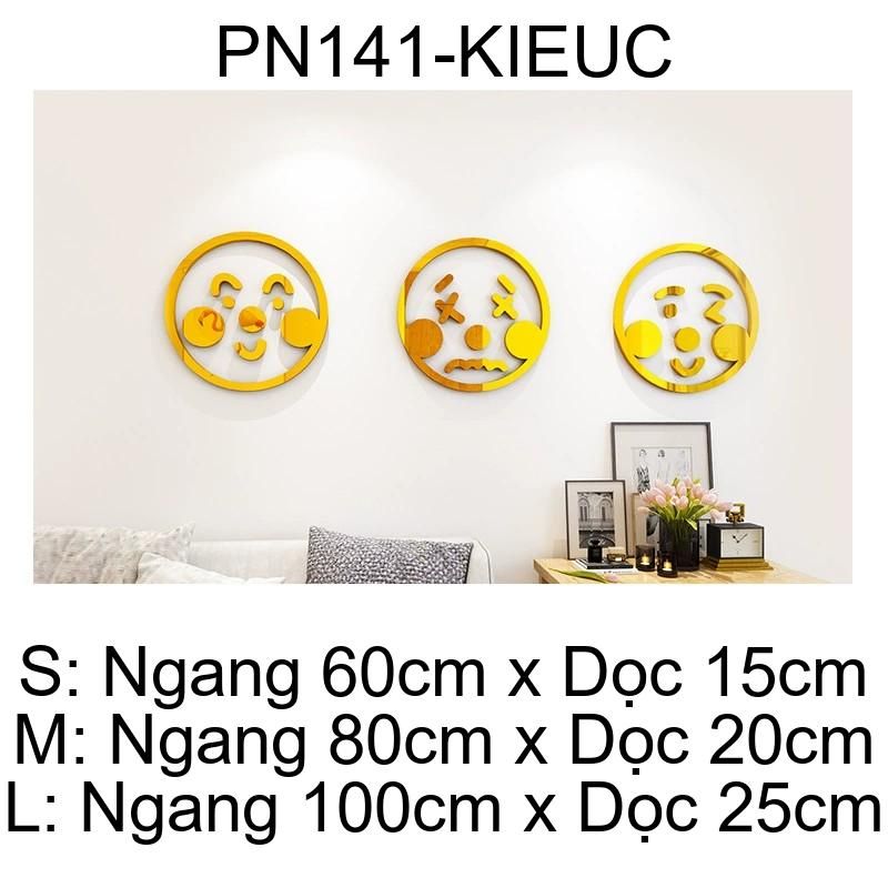 Tranh mica EPeBen dán tường nổi 3d hình Biểu tượng cảm xúc Trang Trí Phòng Cho Bé,Mẫu Giáo, Lớp Học