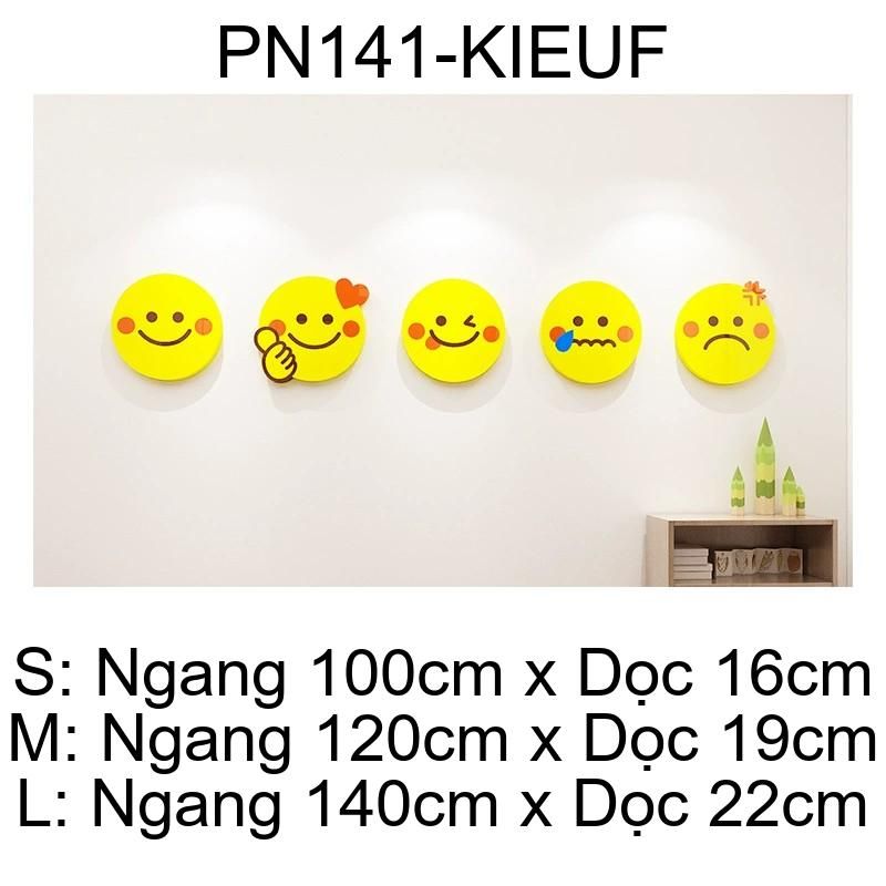 Tranh mica EPeBen dán tường nổi 3d hình Biểu tượng cảm xúc Trang Trí Phòng Cho Bé,Mẫu Giáo, Lớp Học