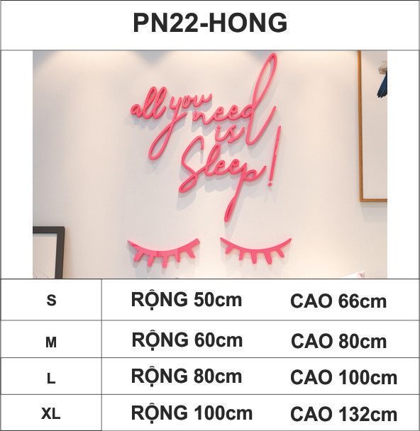 Tranh mica EPeBen dán tường nổi 3d hình đôi mắt lông mi sleep ngủ decor trang trí phòng ngủ, phòng trọ, phòng cưới
