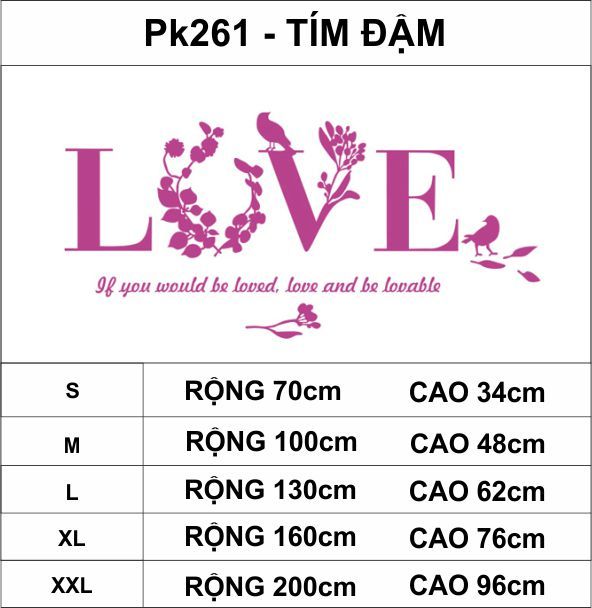 Tranh mica EPeBen dán tường nổi 3d hình chữ LOVE decor trang trí tường nhà, phòng khách, phòng ngủ