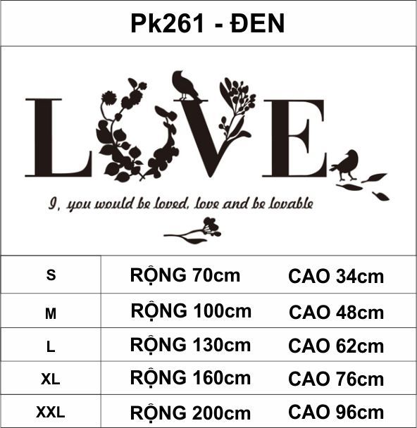 Tranh mica EPeBen dán tường nổi 3d hình chữ LOVE decor trang trí tường nhà, phòng khách, phòng ngủ