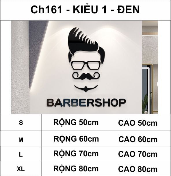 Tranh mica EPeBen dán tường nổi 3d hình tóc nam décor hair shop barber shop trang trí tường tiệm tóc, salon, spa làm đẹp