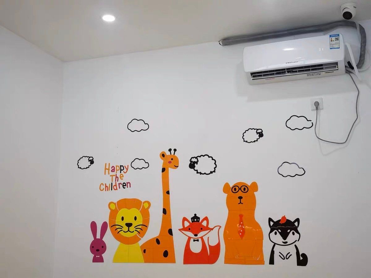 Tranh mica EPeBen dán tường nổi 3d hình những con vật đáng yêu trang trí phòng cho bé, mầm non, mẫu giáo, khu vui chơi
